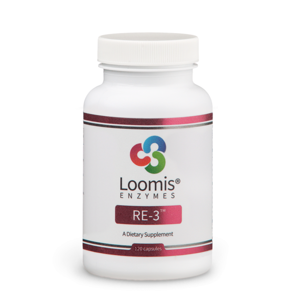 RE-3 120 capsule label